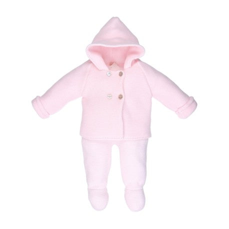 Conjunto punto bebé con capucha-28718-Tony Bambino