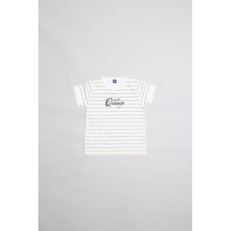 Camiseta niña algodón manga corta detalles glitter aqua-ALM-20515-Street Monkey